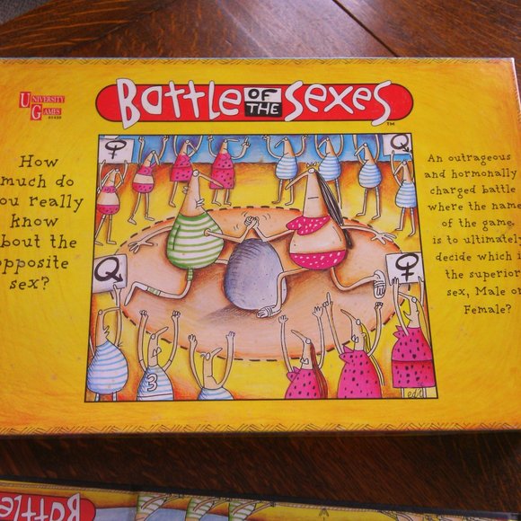 Battle of the Sexes Board Game Questions Men vs Women Parties Games Night 1997 - Picture 10 of 16